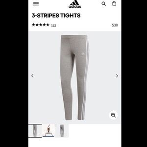 Gray Adidas Leggings